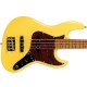 Jet Guitars JJB-300 VYW Roasted Maple / Rosewood Bass Guitar - Vintage Yellow